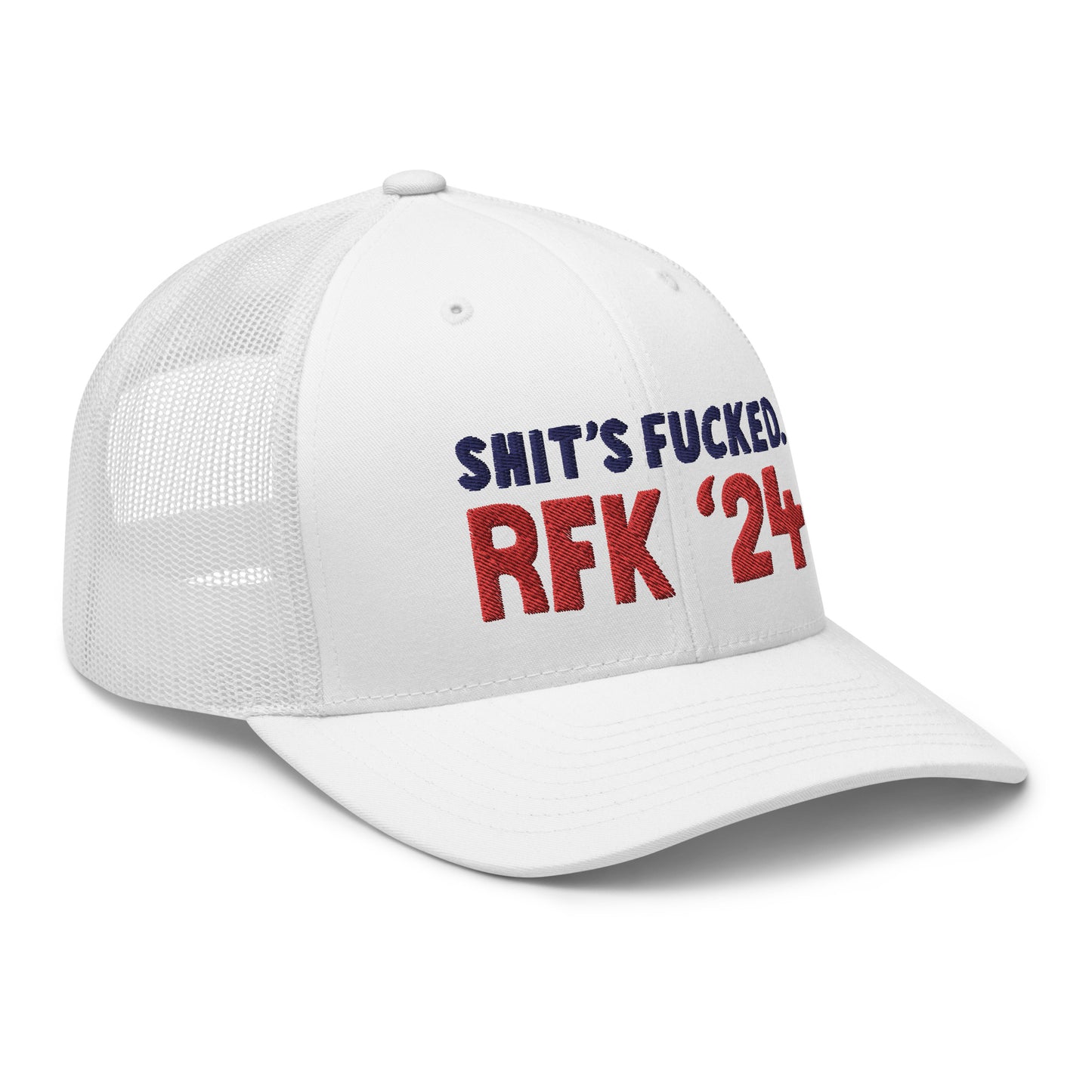 RFK hilarious joke hat, hilarious clothing and apparel store image, political clothing, biden jokes, trump jokes
